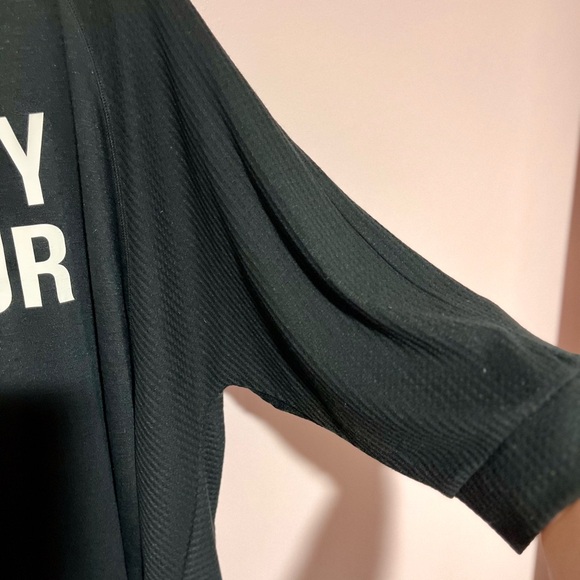 NWT Cato Women’s Plus 26 28 Black Happy Hour Daisy Long Sleeve Sweater Top - Picture 9 of 11